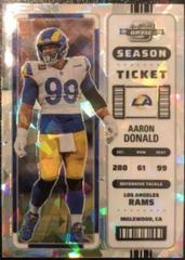 Aaron Donald [Cracked Ice] #29 Football Cards 2022 Panini Contenders Optic Prices
