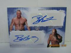 Brock Lesnar [Silver Autograph] #10 Wrestling Cards 2017 Topps WWE Prices
