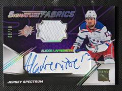 Alexis Lafreniere [Spectrum] #SF-AL Hockey Cards 2022 SPx Signature Fabrics Prices