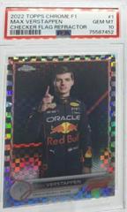 Max Verstappen [Checker Flag] #1 Racing Cards 2022 Topps Chrome Formula 1 Prices