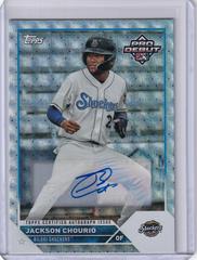 Jackson Chourio [Autograph Foilfractor] #PD-40 Baseball Cards 2023 Topps Pro Debut Prices