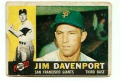 Jim Davenport #154 Baseball Cards 1960 Venezuela Topps Prices