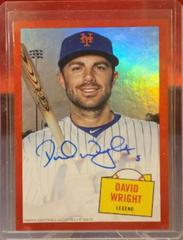 David Wright [Red] Baseball Cards 2023 Topps Archives 1957 Topps Hit Stars Autographs Prices