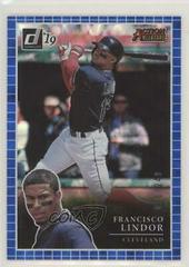 Francisco Lindor [Blue] Baseball Cards 2019 Panini Donruss Action All Stars Prices