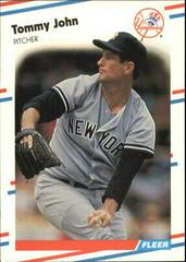 Tommy John Baseball Cards 1988 Fleer Glossy Prices