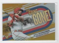 Kyle Schwarber [Gold] Baseball Cards 2023 Topps Pristine Going Gone Prices