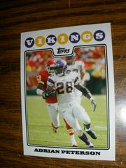 Adrian Peterson #65 Football Cards 2008 Topps Prices