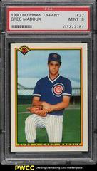 Greg Maddux #27 Baseball Cards 1990 Bowman Tiffany Prices
