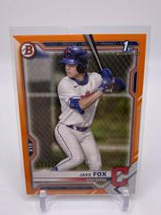 Jake Fox [Orange] Baseball Cards 2021 Bowman Draft Prices
