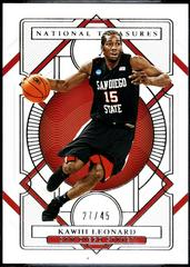 Kawhi Leonard #14 Basketball Cards 2021 Panini National Treasures Collegiate Prices
