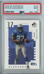 Shaun Alexander #140 Football Cards 2000 SP Authentic Prices