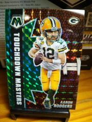 Aaron Rodgers [Green Fluorescent] #TM-11 Football Cards 2021 Panini Mosaic Touchdown Masters Prices