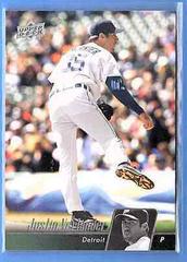 Justin Verlander #203 Baseball Cards 2010 Upper Deck Prices
