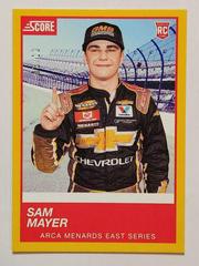 Sam Mayer [Gold] #6 Racing Cards 2020 Panini Chronicles Nascar Score Prices
