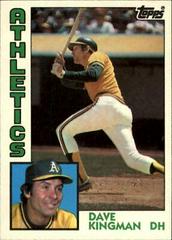 Dave Kingman #63T Baseball Cards 1984 Topps Traded Prices