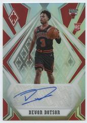 Devon Dotson [Silver] Basketball Cards 2020 Panini Chronicles Phoenix Rookie Autographs Prices