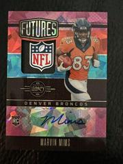 Marvin Mims [Diamond] #FAPS-19 Football Cards 2023 Panini Legacy Futures Patch Autographs Prices