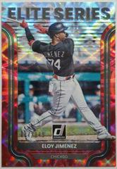 Eloy Jimenez [Red] #ES-9 Baseball Cards 2022 Panini Donruss Elite Series Prices