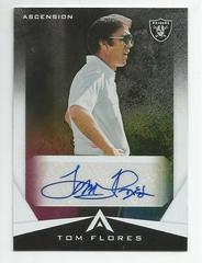 Tom Flores #ASC-TFL Football Cards 2021 Panini Chronicles Ascension Autographs Prices
