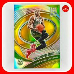 Giannis Antetokounmpo [Gold] #156 Basketball Cards 2020 Panini Spectra Prices