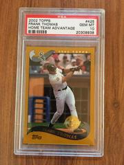 Frank Thomas [Home Team Advantage] Baseball Cards 2002 Topps Prices