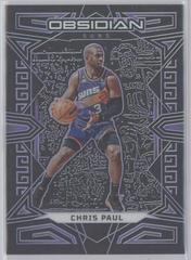 Chris Paul [Purple] #1 Basketball Cards 2022 Panini Obsidian Prices