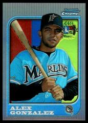 Alex Gonzalez [Refractor] #206 Baseball Cards 1997 Bowman Chrome International Prices