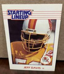 Jeff Davis Football Cards 1988 Kenner Starting Lineup Prices