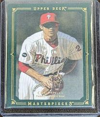 Chase Utley [Framed Green 75] #69 Baseball Cards 2008 Upper Deck Masterpieces Prices