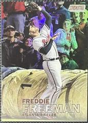 Freddie Freeman [Rainbow Foil] #284 Baseball Cards 2016 Stadium Club Prices