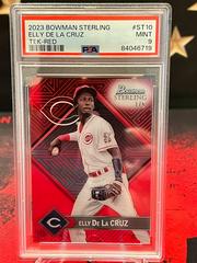Elly De La Cruz [Red] #ST-10 Baseball Cards 2023 Bowman Sterling Tek Prices