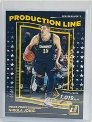 Nikola Jokic [Press Proof] Basketball Cards 2022 Panini Donruss Production Line Prices