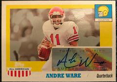 Andre Ware Football Cards 2005 Topps All American Autograph Prices