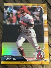 Taylor Ward [Gold Refractor] #34 Baseball Cards 2019 Bowman Chrome Prices