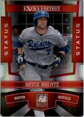 Bryce Brentz [Signature Status Emerald] Baseball Cards 2010 Donruss Elite Extra Edition Prices
