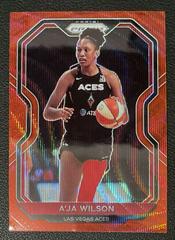 A'ja Wilson [Ruby Wave Prizm] #13 Basketball Cards 2021 Panini Prizm WNBA Prices