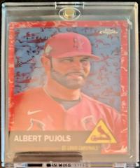Albert Pujols [Red] #12 Baseball Cards 2022 Topps Chrome Platinum Anniversary Prices