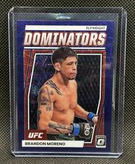 Brandon Moreno [Purple Velocity] #22 Ufc Cards 2023 Panini Donruss Optic UFC Dominators Prices
