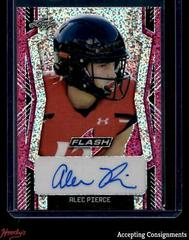 Alec Pierce [Metalized Sparkles Pink] #PA-AP1 Football Cards 2022 Leaf Flash Portrait Autographs Prices
