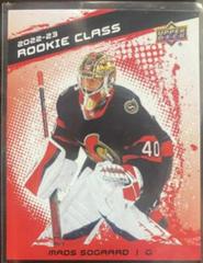 Mads Sogaard [Red] #RC-21 Hockey Cards 2022 Upper Deck Rookie Class Prices