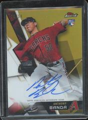 Anthony Banda [Gold Refractor] #ABA Baseball Cards 2018 Topps Finest Autographs Prices