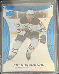 Connor McDavid [Blue] #100 Hockey Cards 2022 Upper Deck Trilogy Prices
