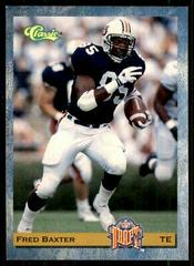 Fred Baxter #35 Football Cards 1993 Classic Prices