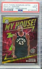 Pascal Siakam [Gold Wave] #12 Basketball Cards 2019 Panini Donruss Optic My House Prices