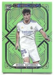 Miguel Gutierrez [Electric Etch Neon Green Flood] Soccer Cards 2021 Panini Obsidian Prices