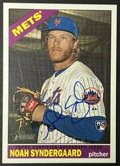 Noah Syndergaard #NS Baseball Cards 2015 Topps Heritage Real One Autographs Prices