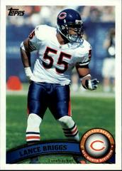 Lance Briggs #5 Football Cards 2011 Topps Prices