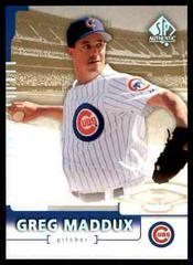 Greg Maddux #84 Baseball Cards 2004 SP Authentic Prices