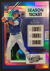 Seiya Suzuki [Pink] Baseball Cards 2022 Panini Chronicles Contenders Optic Prices