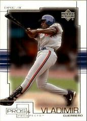 Vladimir Guerrero #65 Baseball Cards 2001 Upper Deck Pros & Prospects Prices